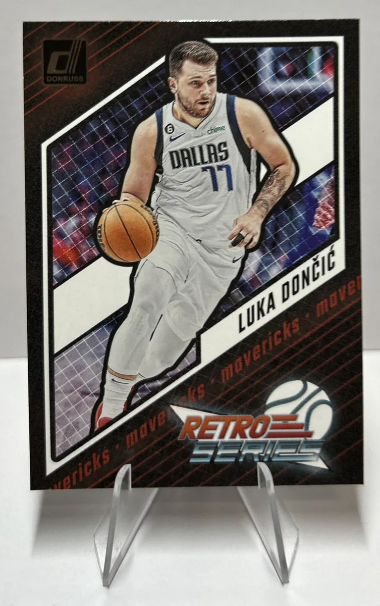 Front of 2023–24 Donruss Luka Dončić Retro Series #15.