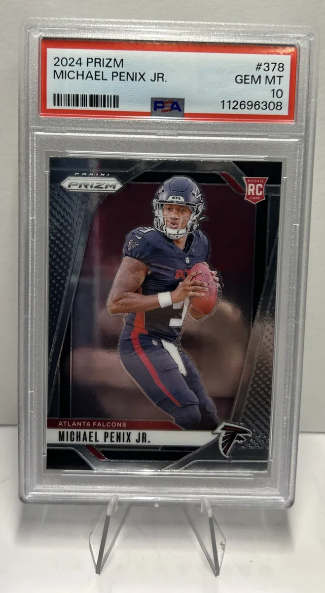 Front of 2024 Panini Prizm Michael Penix Jr. #378.