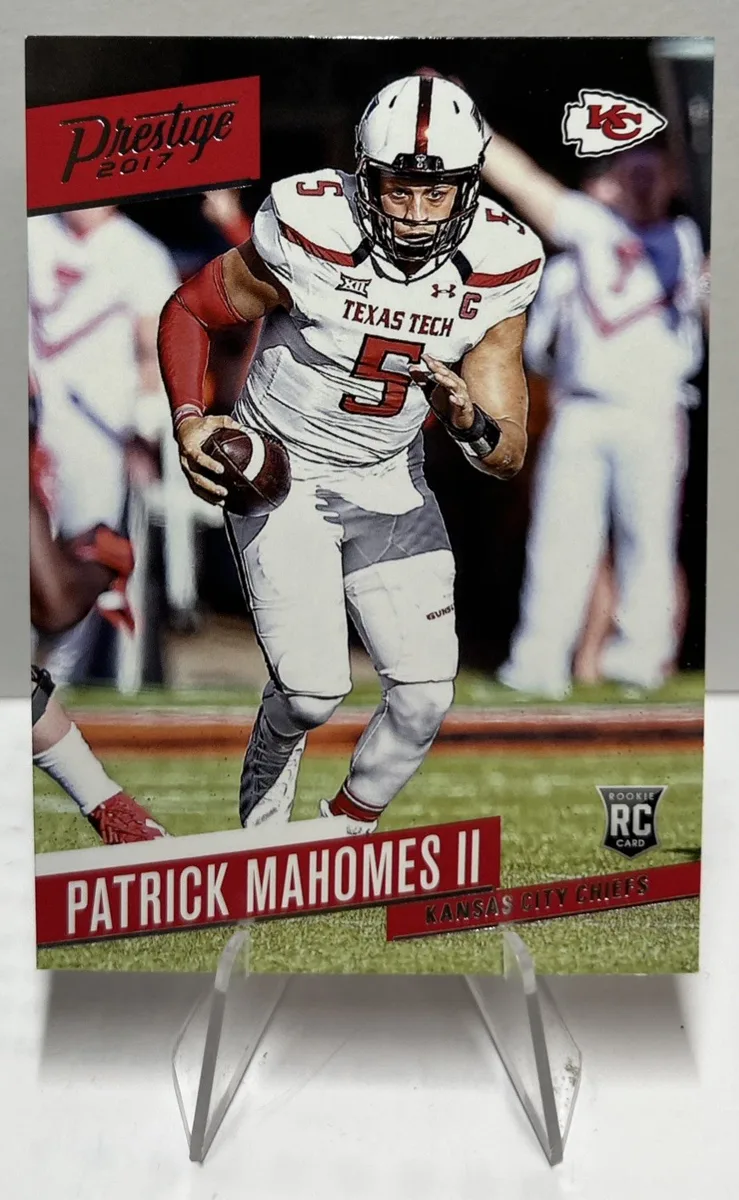 Front of 2017 Panini Prestige Patrick Mahomes II #232.
