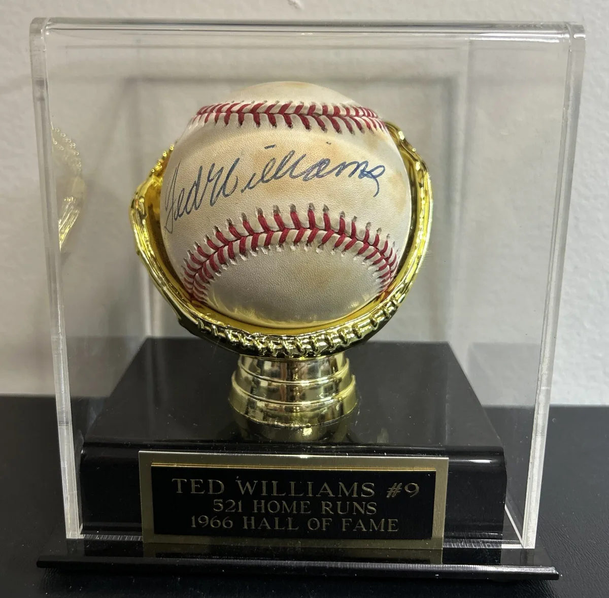 Ted Williams Signed Rawlings American League Baseball.